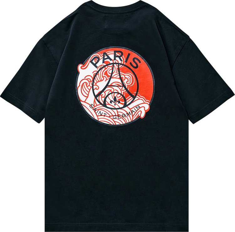 Paris Saint-Germain x EDIFICE Japan TNM T-Shirt 'Black/Red'
