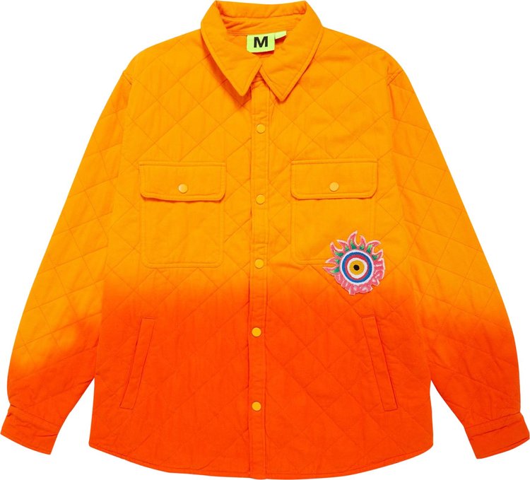 Supervsn Manifest Quilted Overshirt 'Orange'