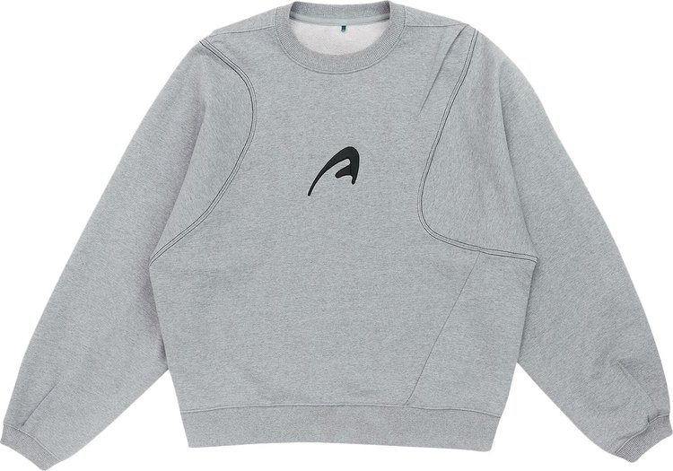 Ader Error Graphic Printed Sweatshirt 'Grey'