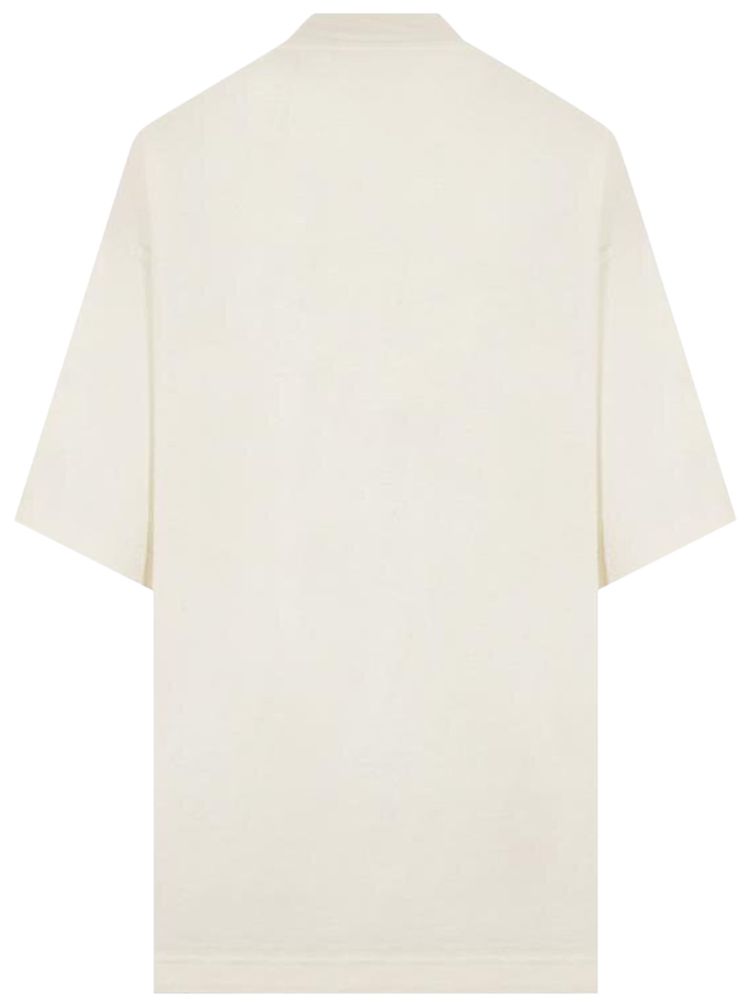 Palm Angels College Loose Tee ButterBlack