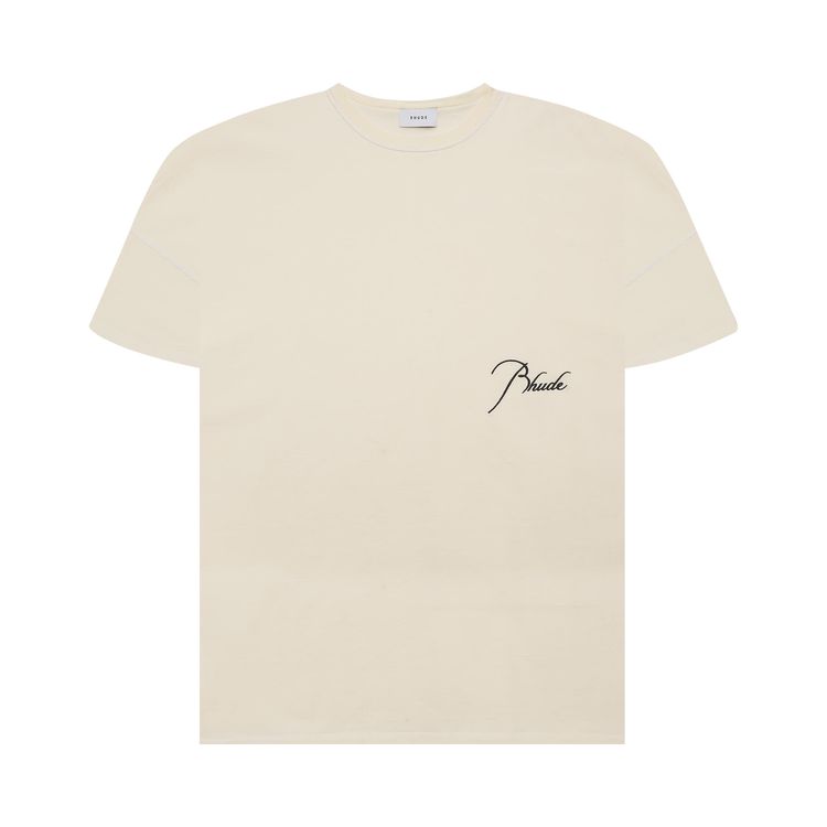 Rhude Reverse Tee Vintage White