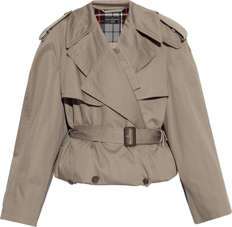 Balenciaga Trench Coat Sand Beige