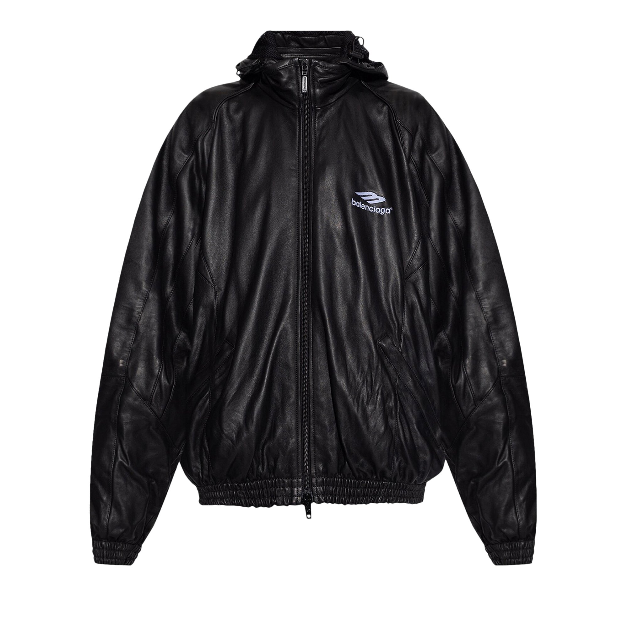 Buy Balenciaga Leather Jacket 'Black' - 750973 TMS02 1000 | GOAT