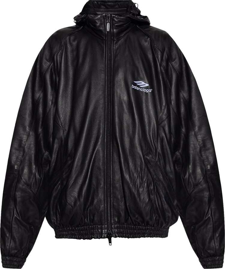 Balenciaga Leather Jacket 'Black'