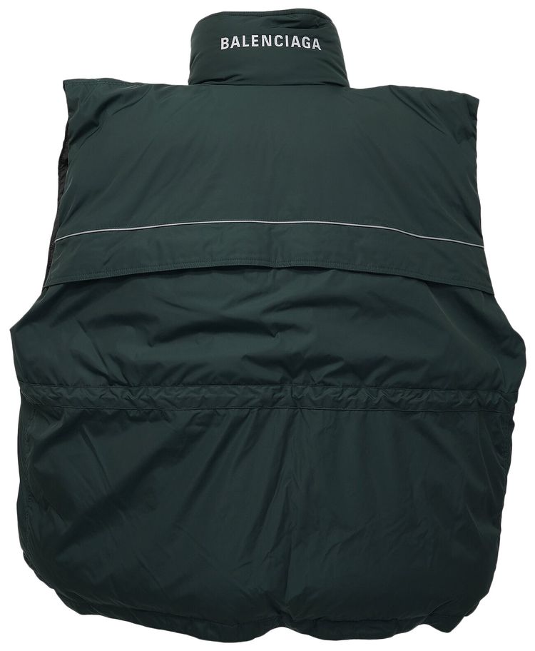 Balenciaga Wrap Gilet Cypress Green