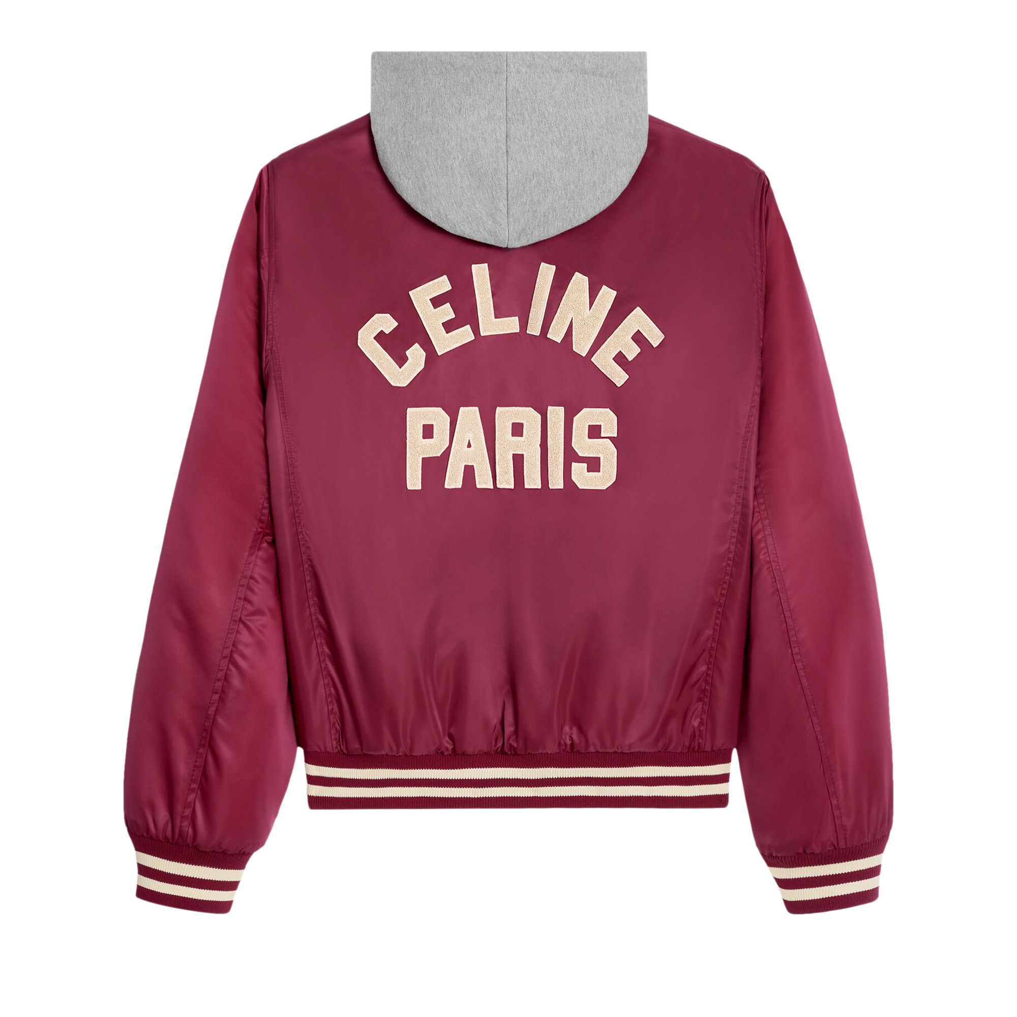 Buy CELINE Oversized Hooded Teddy Jacket 'Black' - 2W15A227R