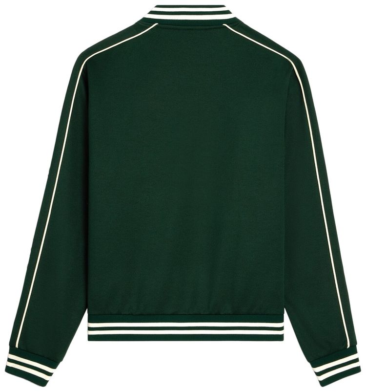 CELINE Triomphe Short Sleeve T Shirt Dark GreenOff White