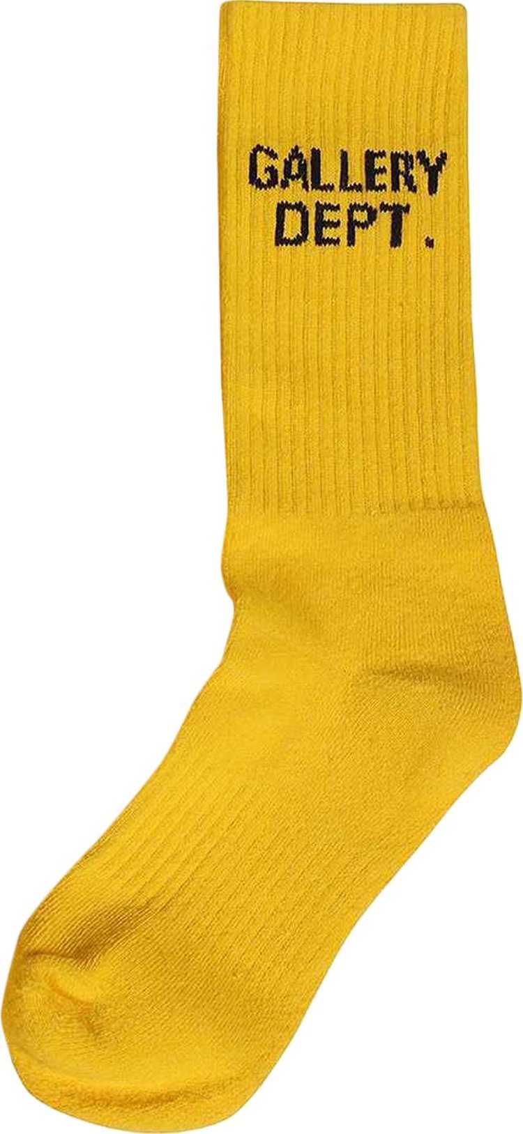 Gallery Dept. Clean Socks 'Fluorescent Yellow'