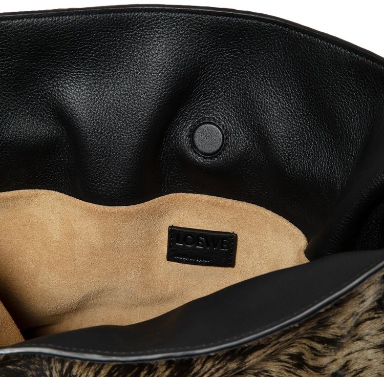 Loewe Flamenco Clutch Bag Dark Khaki Green