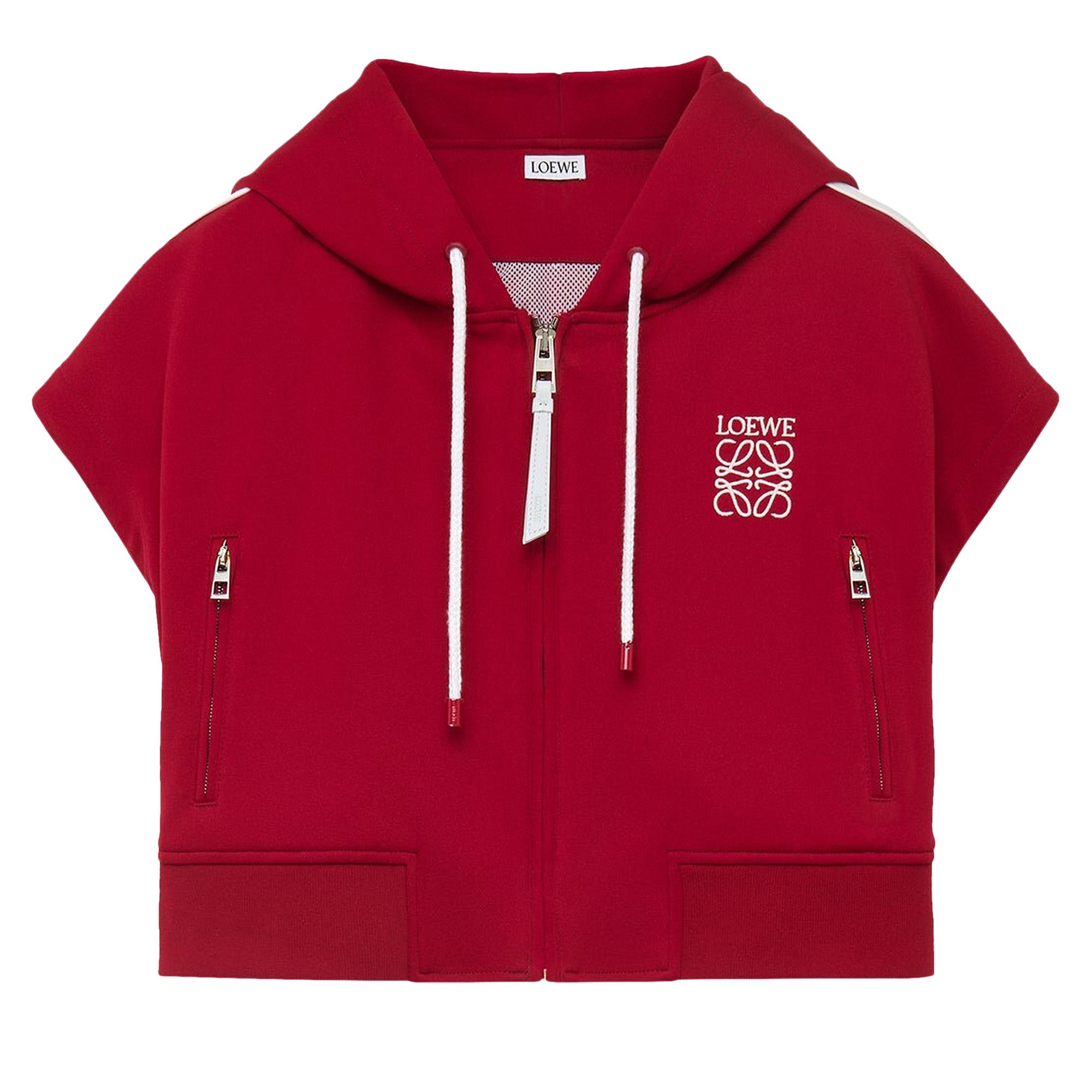 Buy Loewe Cropped Tracksuit Jacket 'Havana Red' - S359Y02XAG