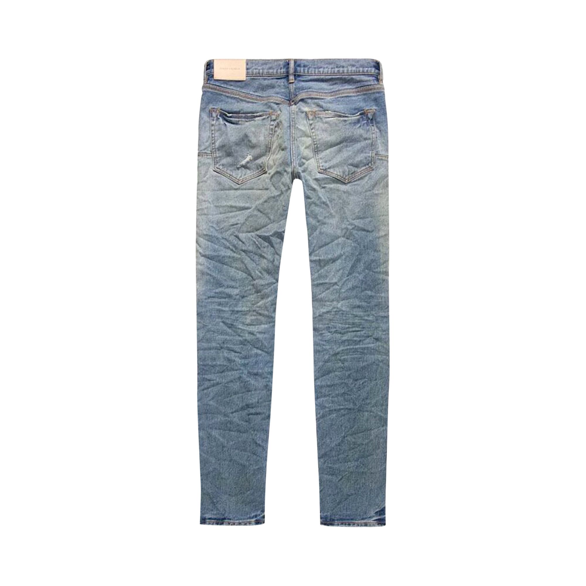 Buy PURPLE BRAND Vintage Back Pocket Blowout Skinny Jeans 'Light