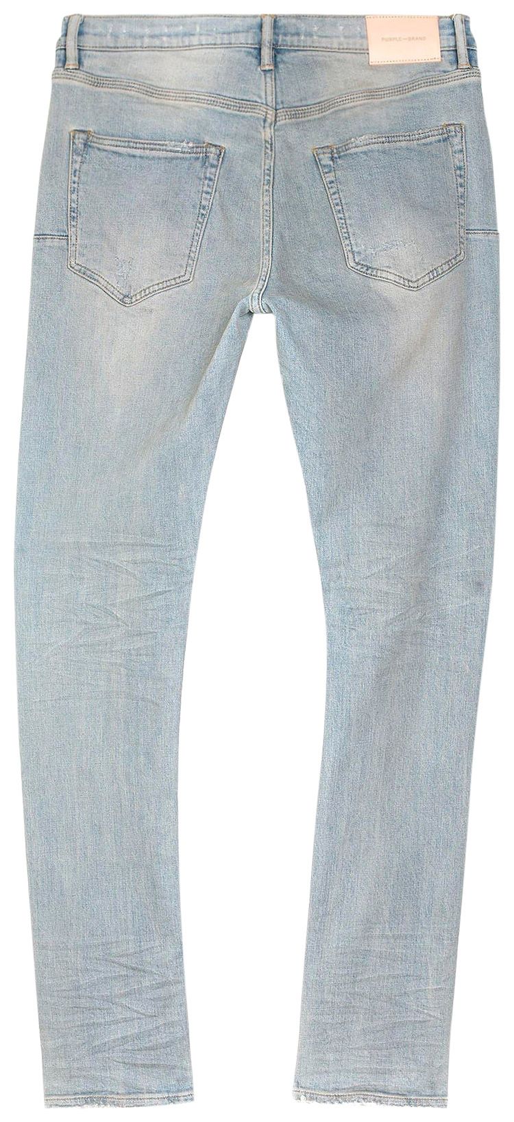 PURPLE BRAND Low Rise Skinny Jean Light Dirty Wax