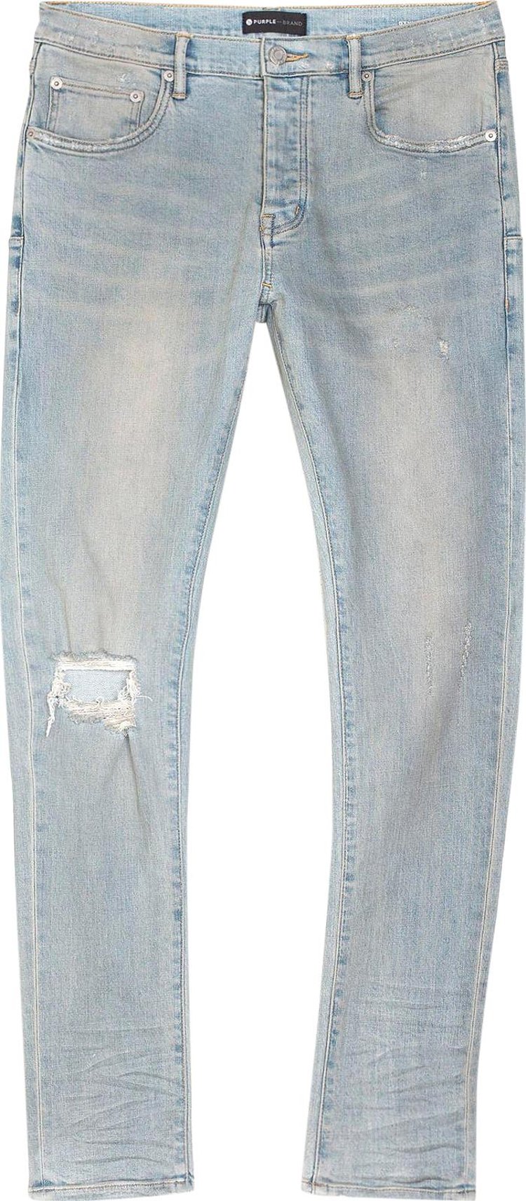 Buy PURPLE BRAND Low Rise Skinny Jean 'Light Dirty Wax' - P001 LDW | GOAT
