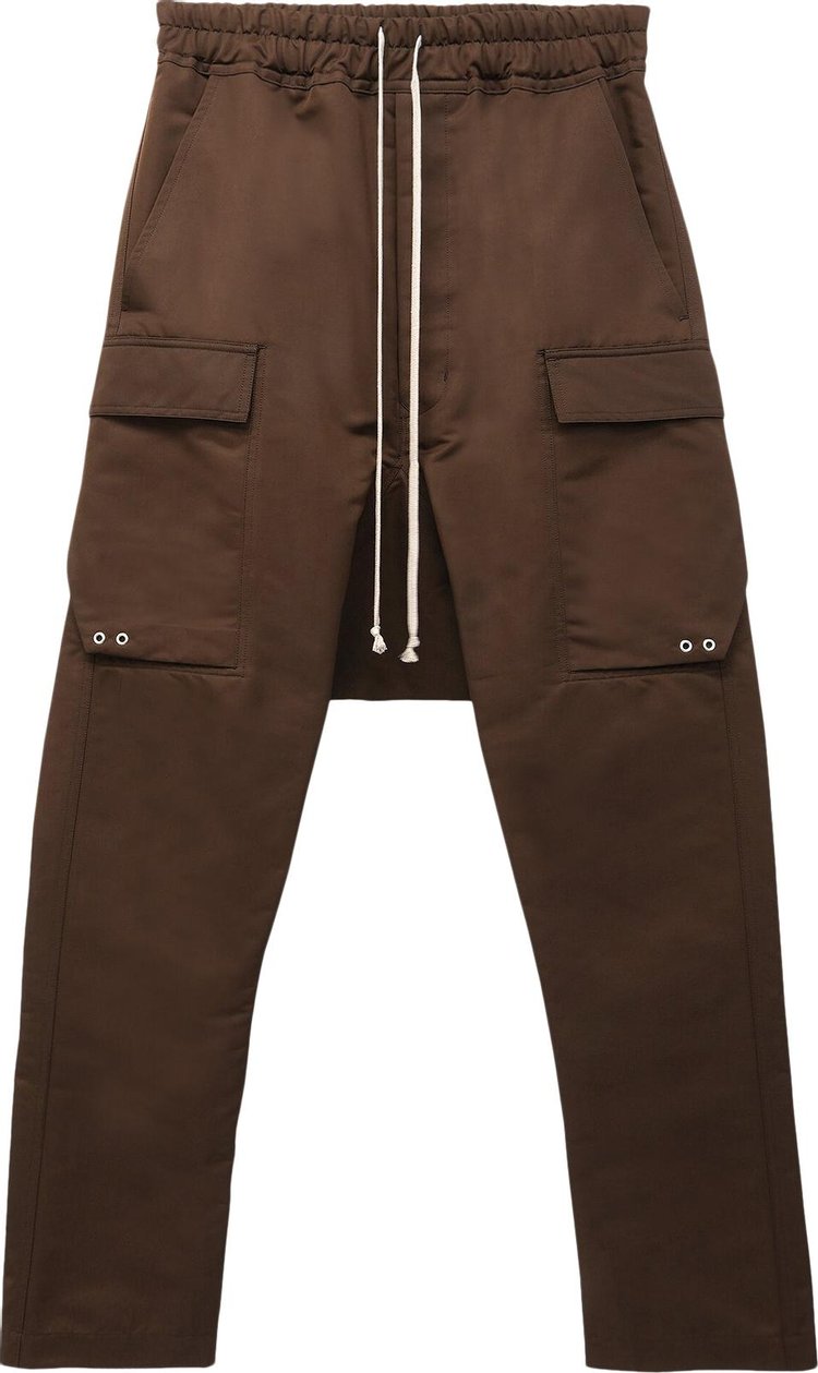 Rick Owens Cargo Cropped Pants 'Brown'