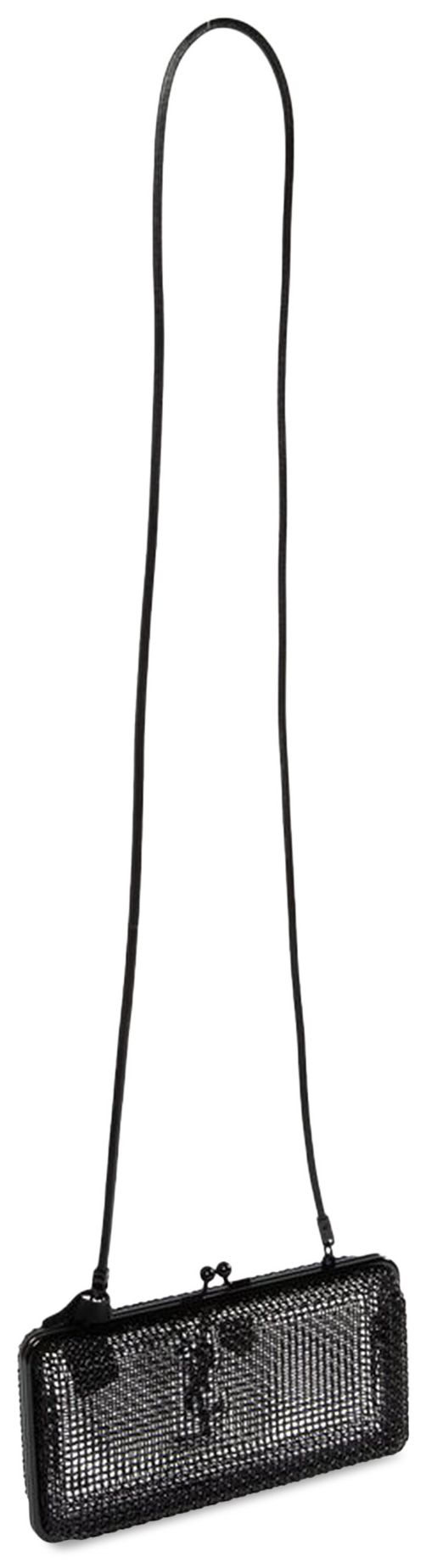 Saint Laurent Minaudiere Cage Shoulder Bag Black