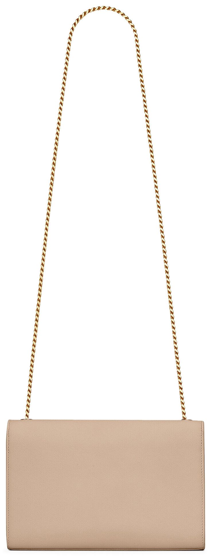 Saint Laurent Kate Medium Chain Bag Dark Beige