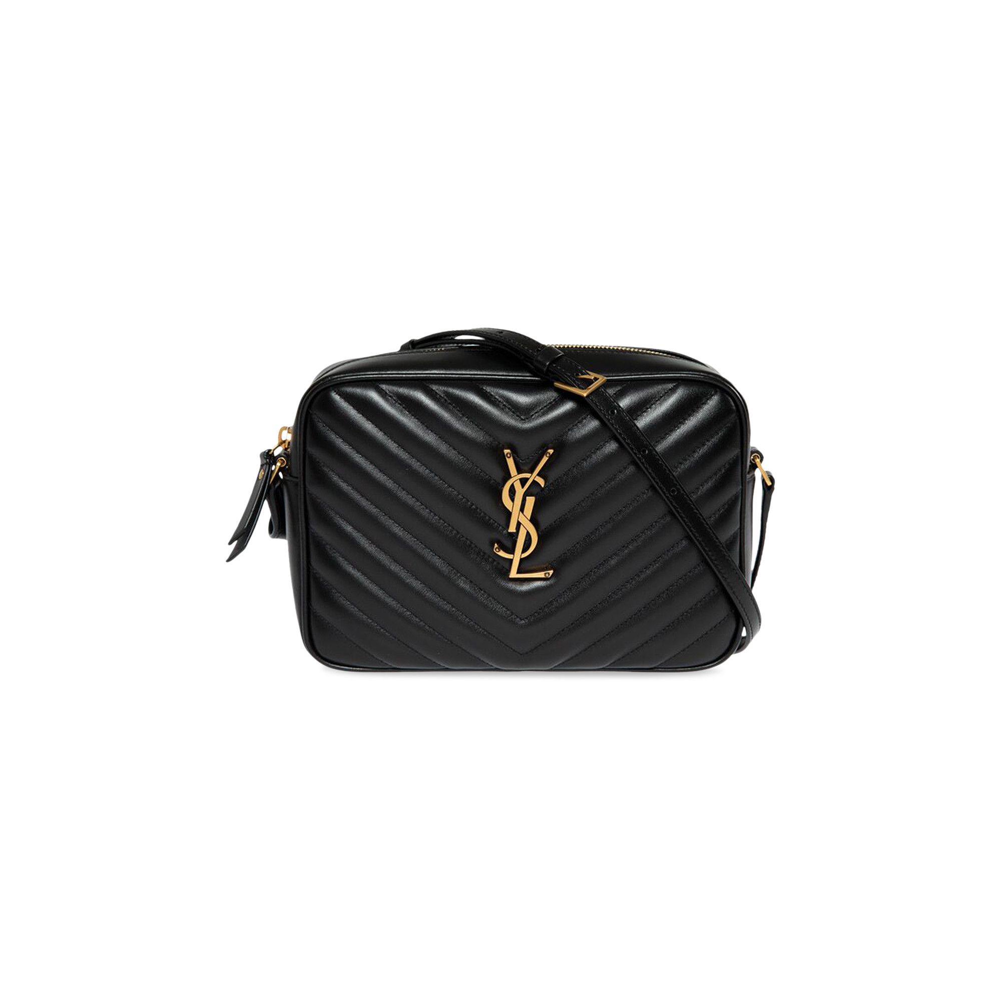 Buy Saint Laurent Lou Quilted Crossbody Bag Black 761554 DV707 1000 GOAT CA