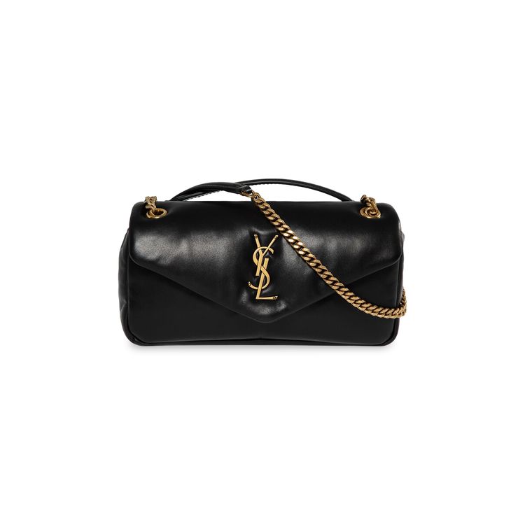 Buy Saint Laurent Calypso Padded Shoulder Bag 'Black' - 734153 AACQ0 ...