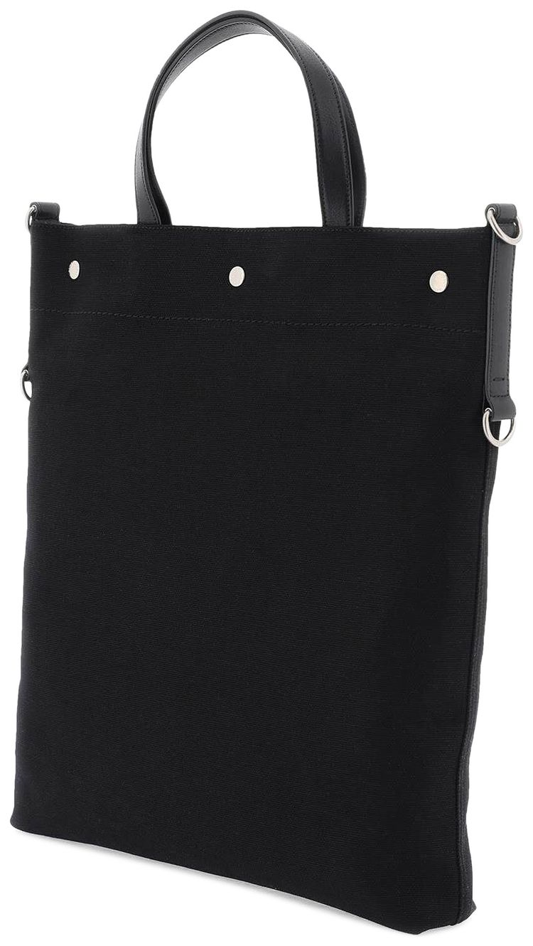 Saint Laurent NorthSouth Universite Tote Bag BlackSoft Cream