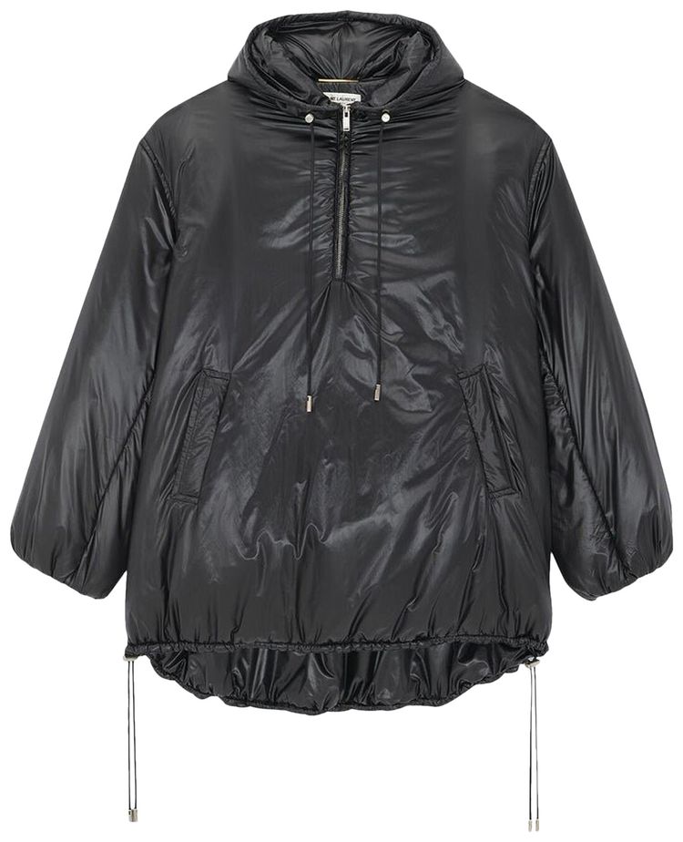 Saint Laurent Cassandre Anorak Jacket Black