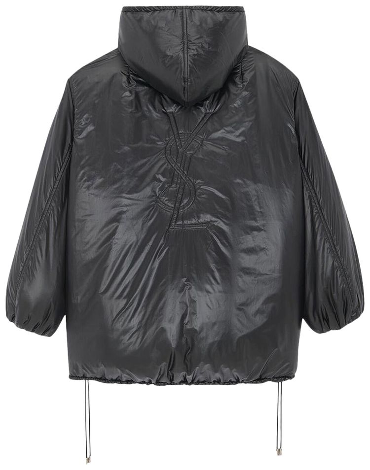 Saint Laurent Cassandre Anorak Jacket Black