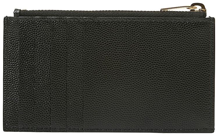 Saint Laurent Monogramme Zipped Card Case Black
