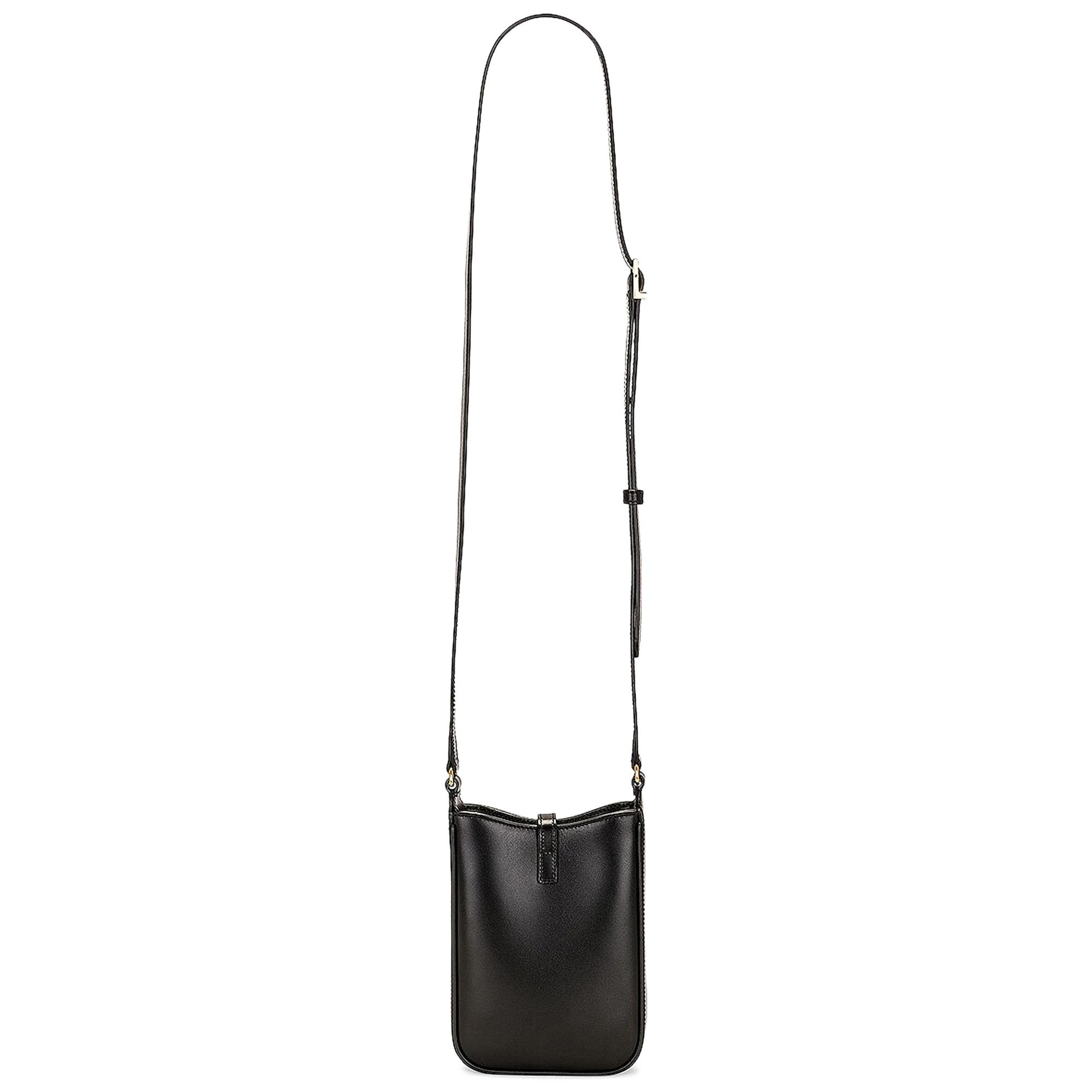 Buy Saint Laurent Mini Le 5 A 7 Pouch Bag 'Black' - 735214