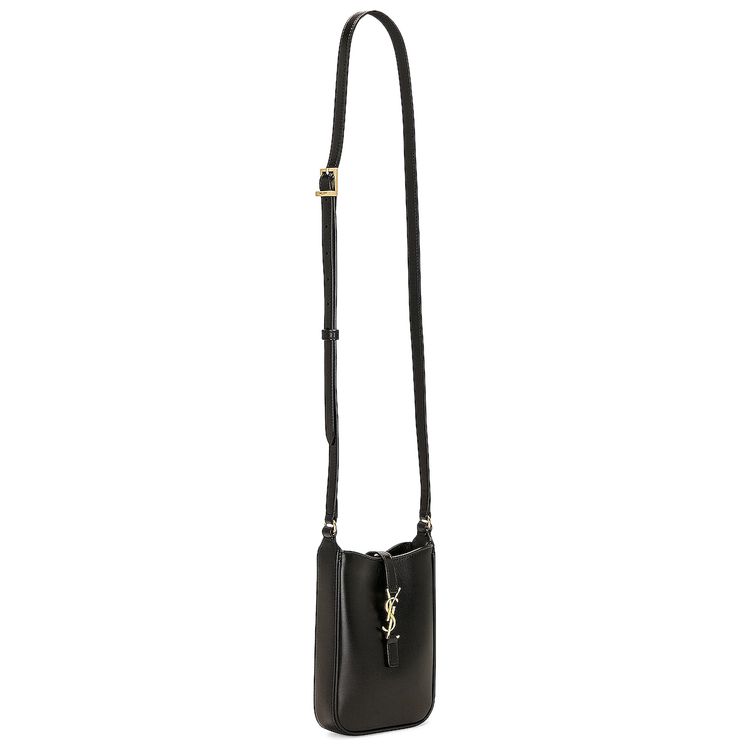 Saint Laurent Mini Le 5 A 7 Pouch Bag Black