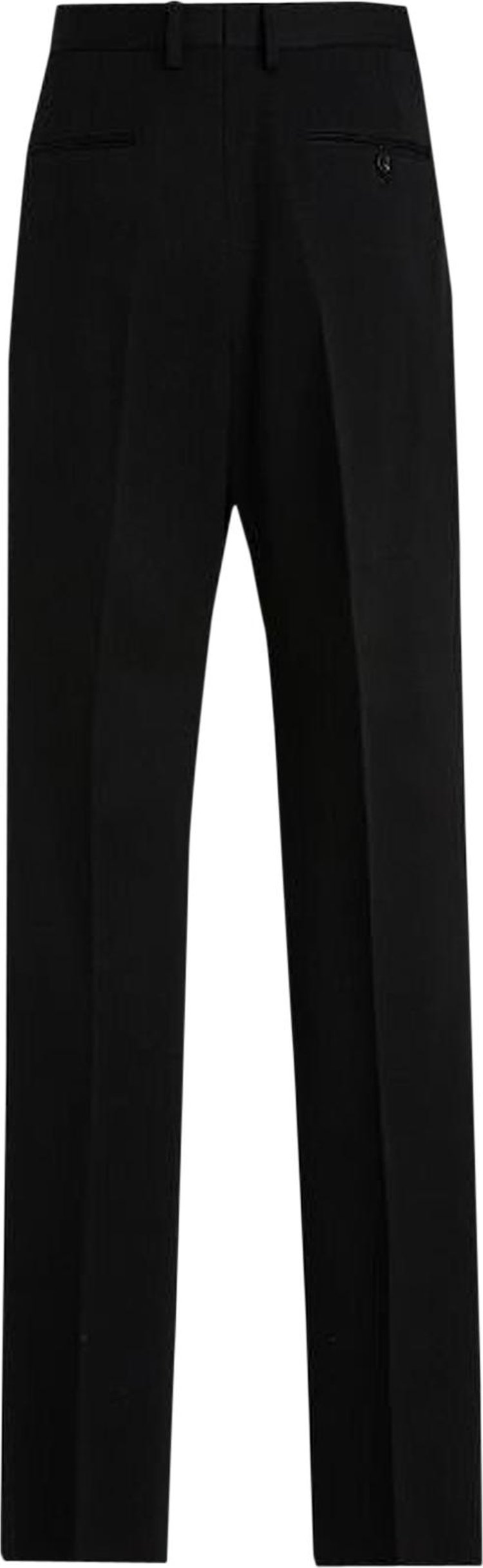 Lanvin Straight Leg Pants Black