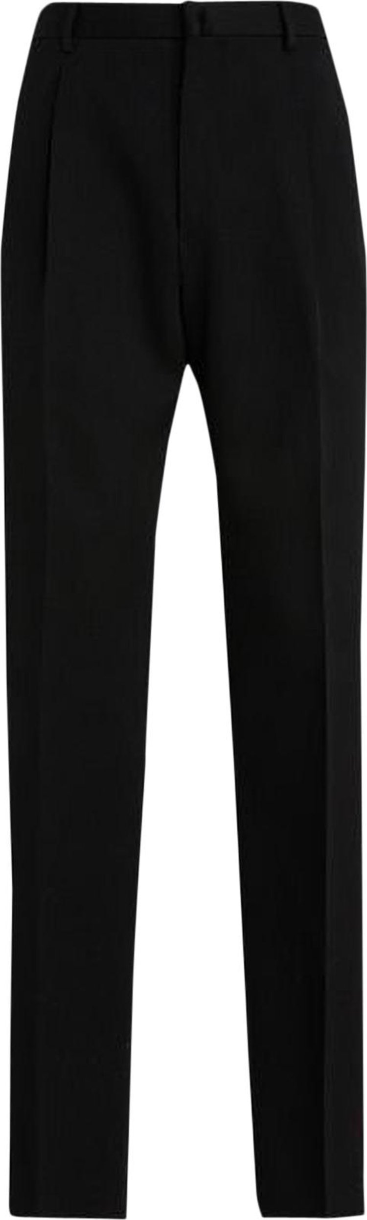 Lanvin Straight Leg Pants Black