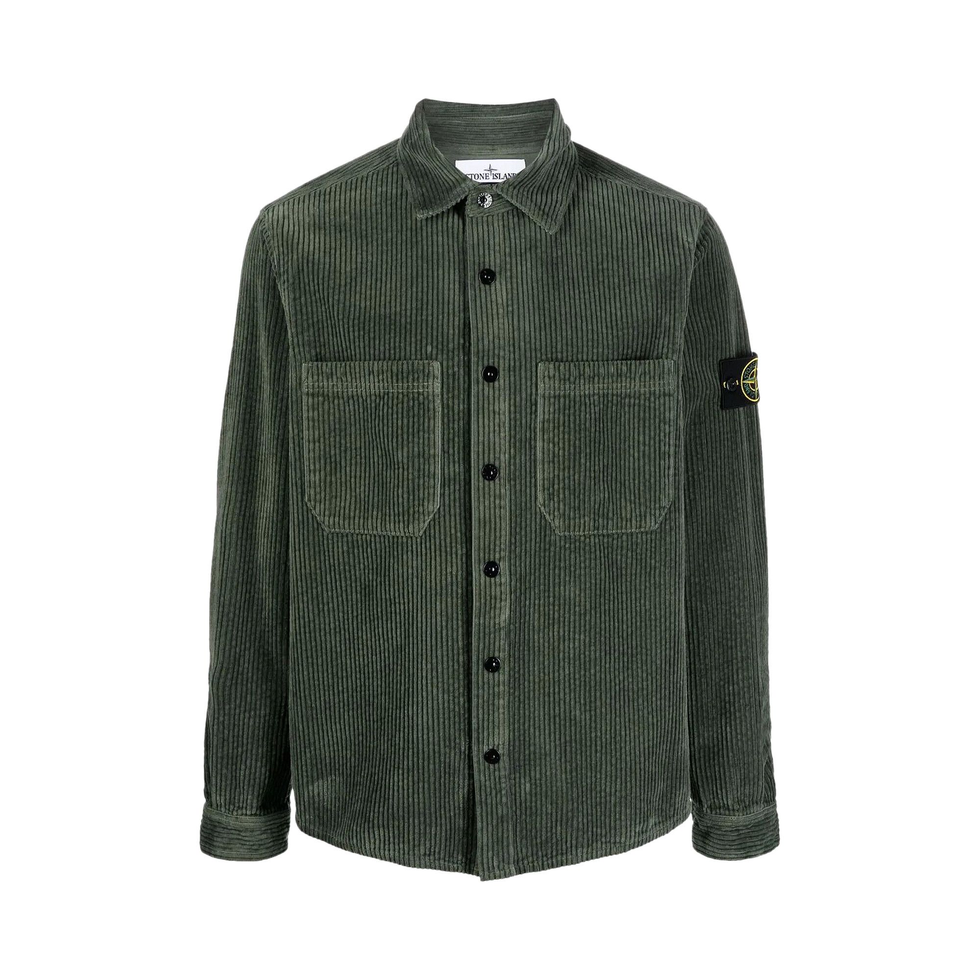 Stone island canvas overshirt outlet