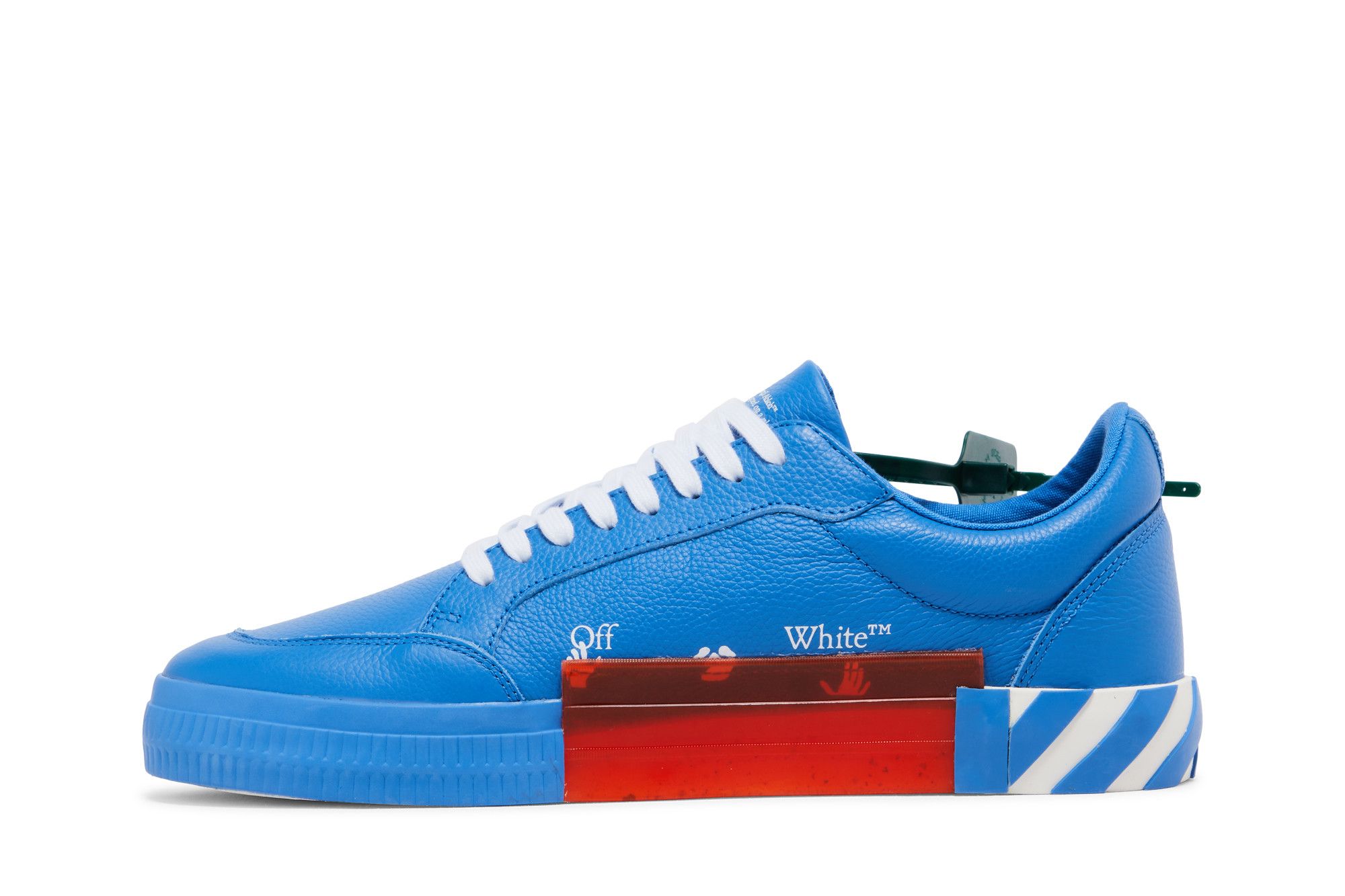 Buy Off-White Vulc Sneaker 'Blue White' - OMIA085S22LEA002