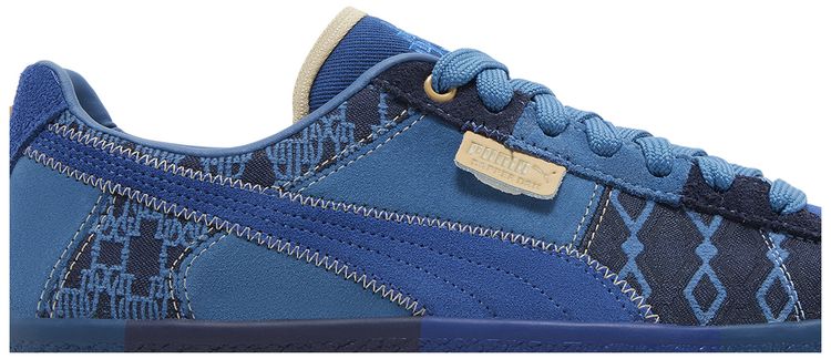 Dapper Dan x Puma Clyde Vintage Pre Game Runway   Blue