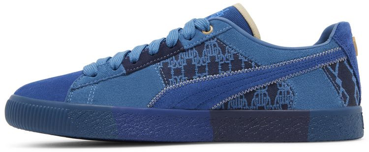 Dapper Dan x Puma Clyde Vintage Pre Game Runway   Blue