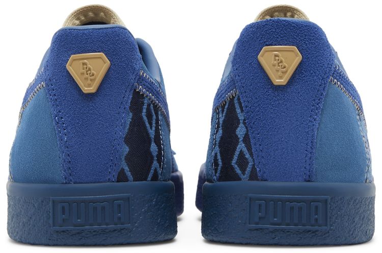 Dapper Dan x Puma Clyde Vintage Pre Game Runway   Blue