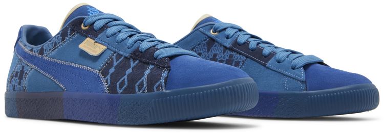 Dapper Dan x Puma Clyde Vintage Pre Game Runway   Blue