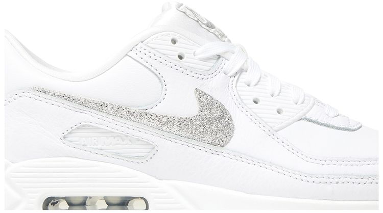 Nike Wmns Air Max 90 SE Silver Glitter Swoosh
