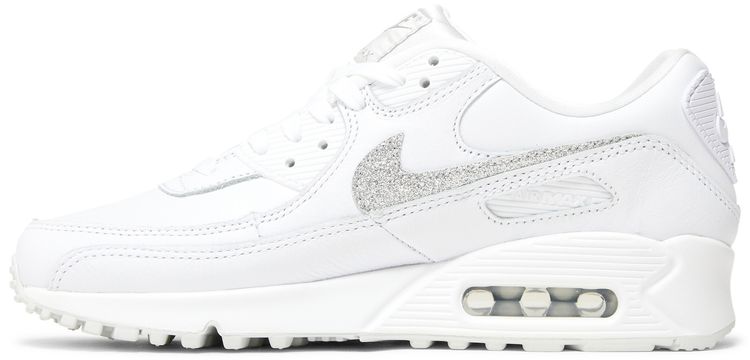 Nike Wmns Air Max 90 SE Silver Glitter Swoosh