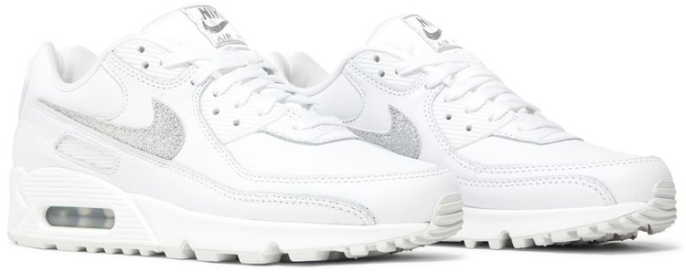 Nike Wmns Air Max 90 SE Silver Glitter Swoosh