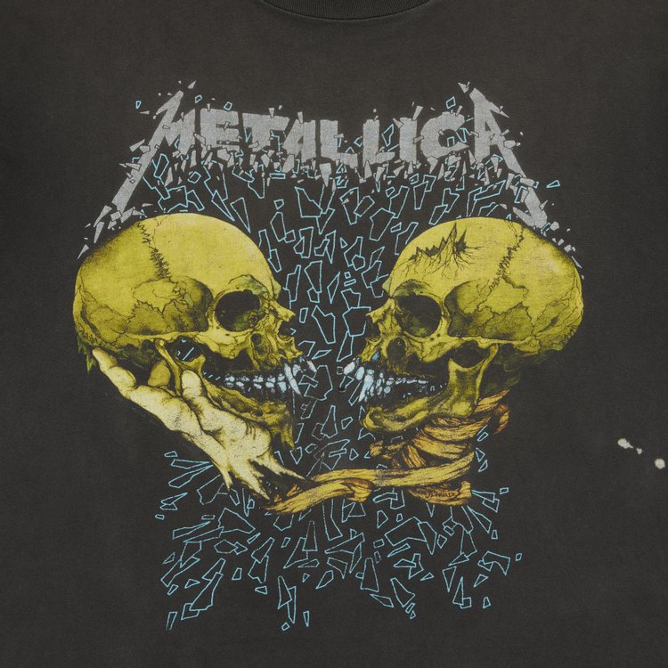 Vintage Metallica Sad But True T Shirt Faded Black