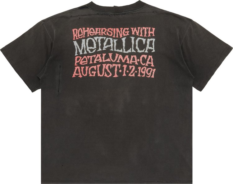 Vintage Metallica Sad But True T Shirt Faded Black