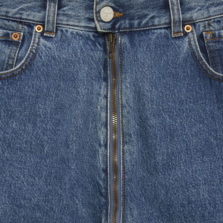Vetements Crotch Zip Denim Blue