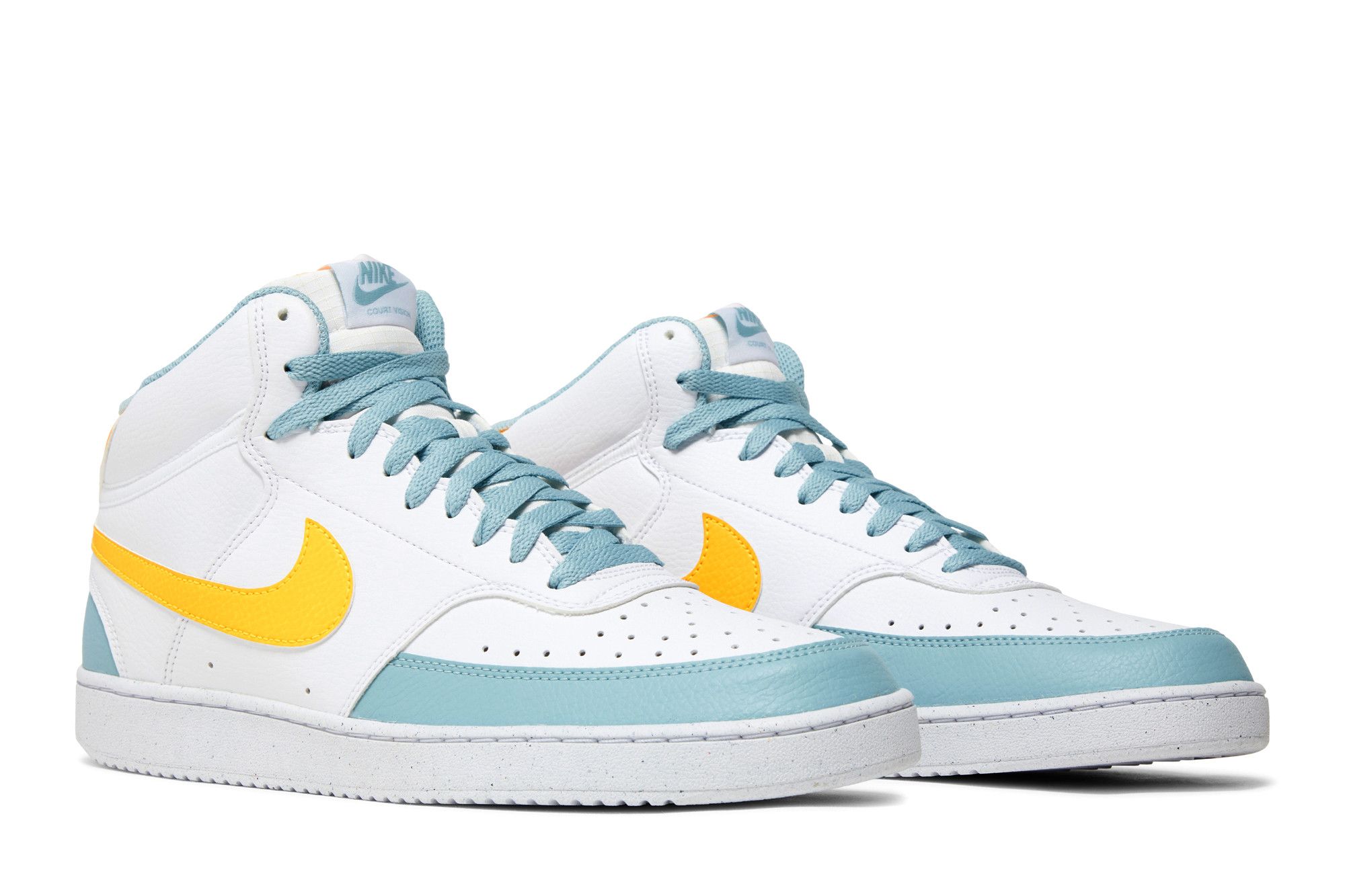 Buy Nike Court Vision Mid Next Nature 'White Ocean Bliss Buy Nike Court Vision Mid Next Nature 'White Ocean Bliss