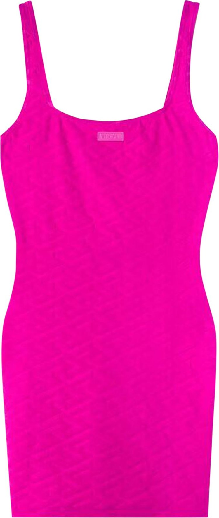 Versace La Greca Towel Mini Dress 'Pink'