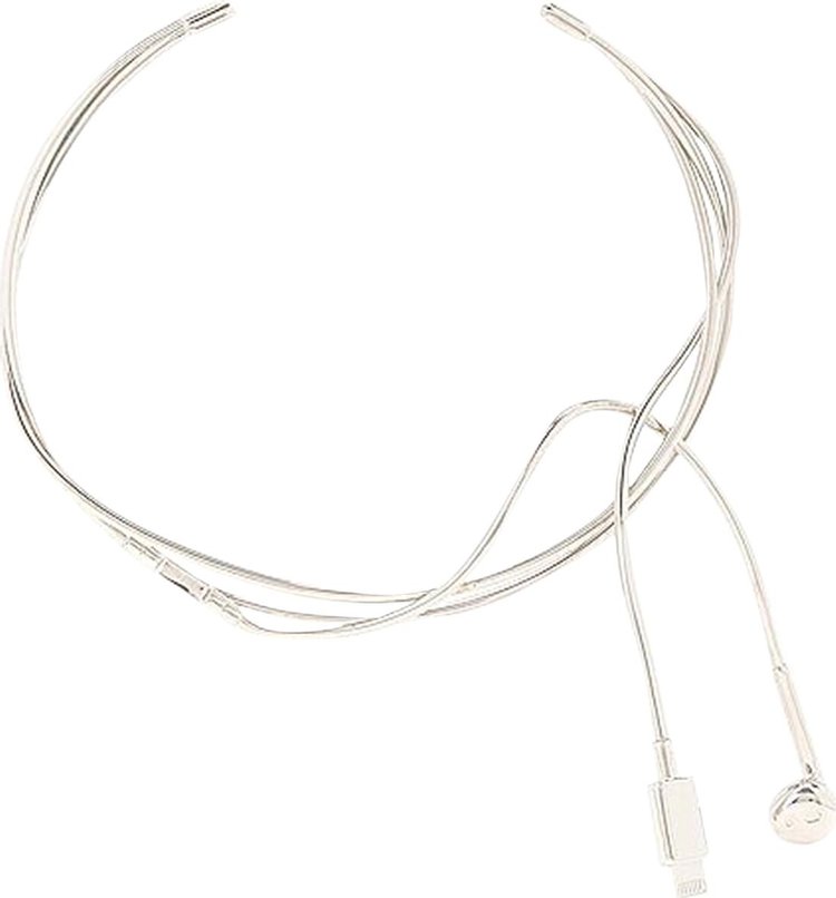 Coperni Headphone Necklace 'Silver'
