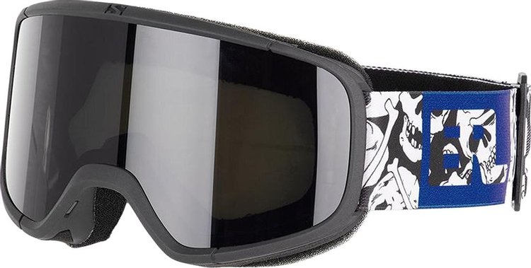 ERL x Salomon Skull Print Goggles BlackWhiteBlue