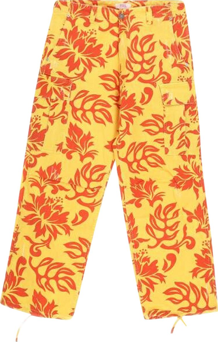 ERL Printed Cargo Pants 'Tropical Flowers'