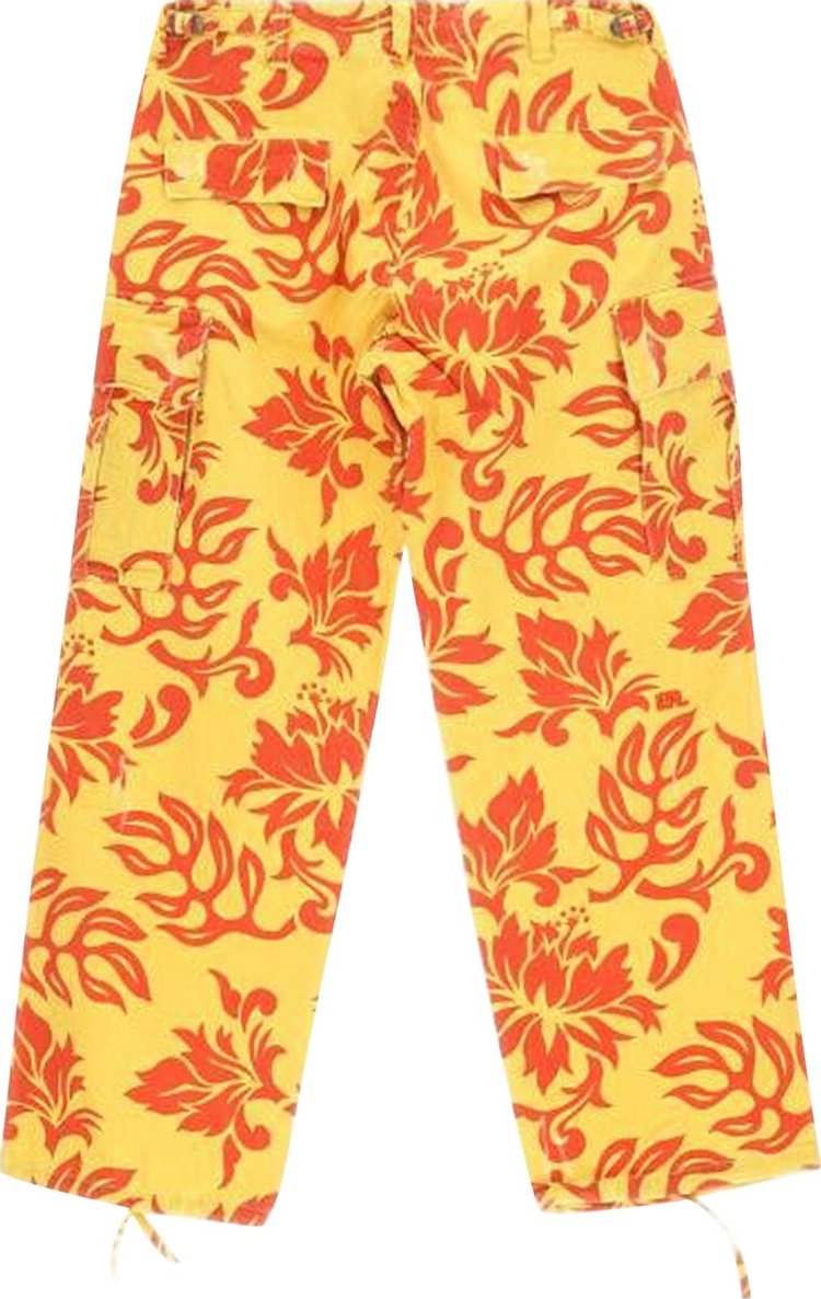 ERL Printed Cargo Pants Tropical Flowers