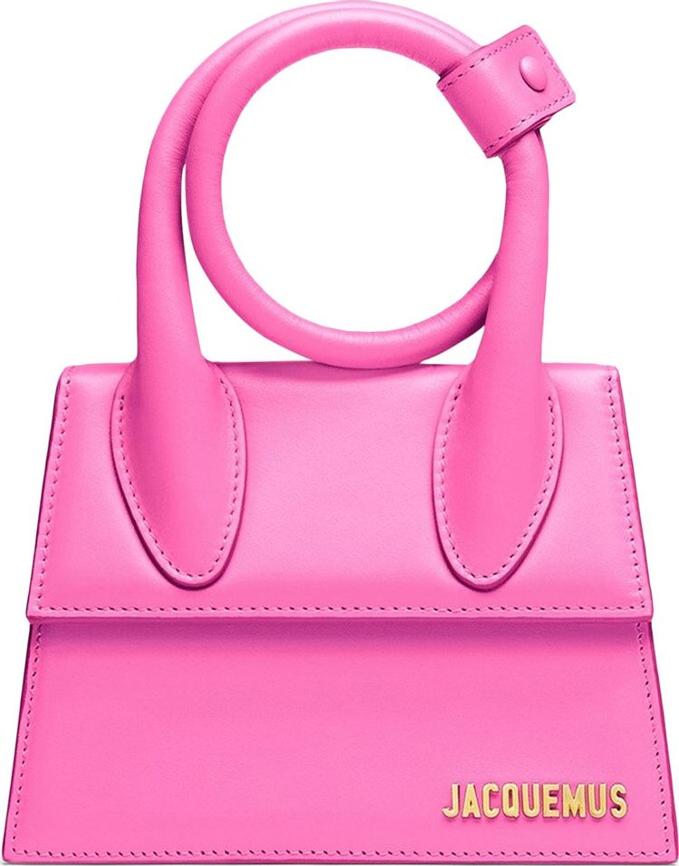 Buy Jacquemus Le Chiquito Noeud 'Neon Pink' - 213BA005 3060 434 | GOAT AU