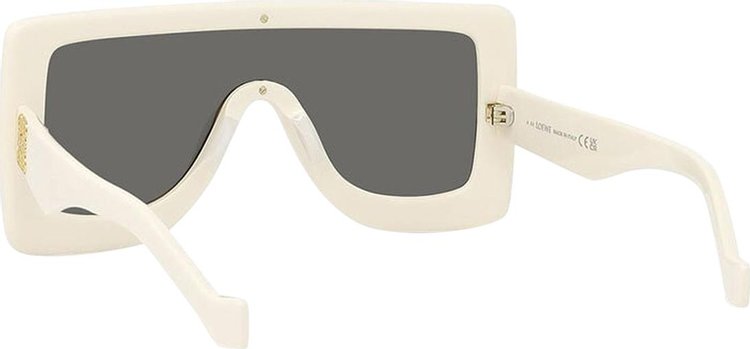 Loewe Chunky Anagram Mask Sunglasses IvorySmoke